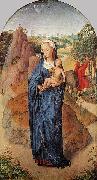 Hans Memling Virgin and Child in a Landscape painting